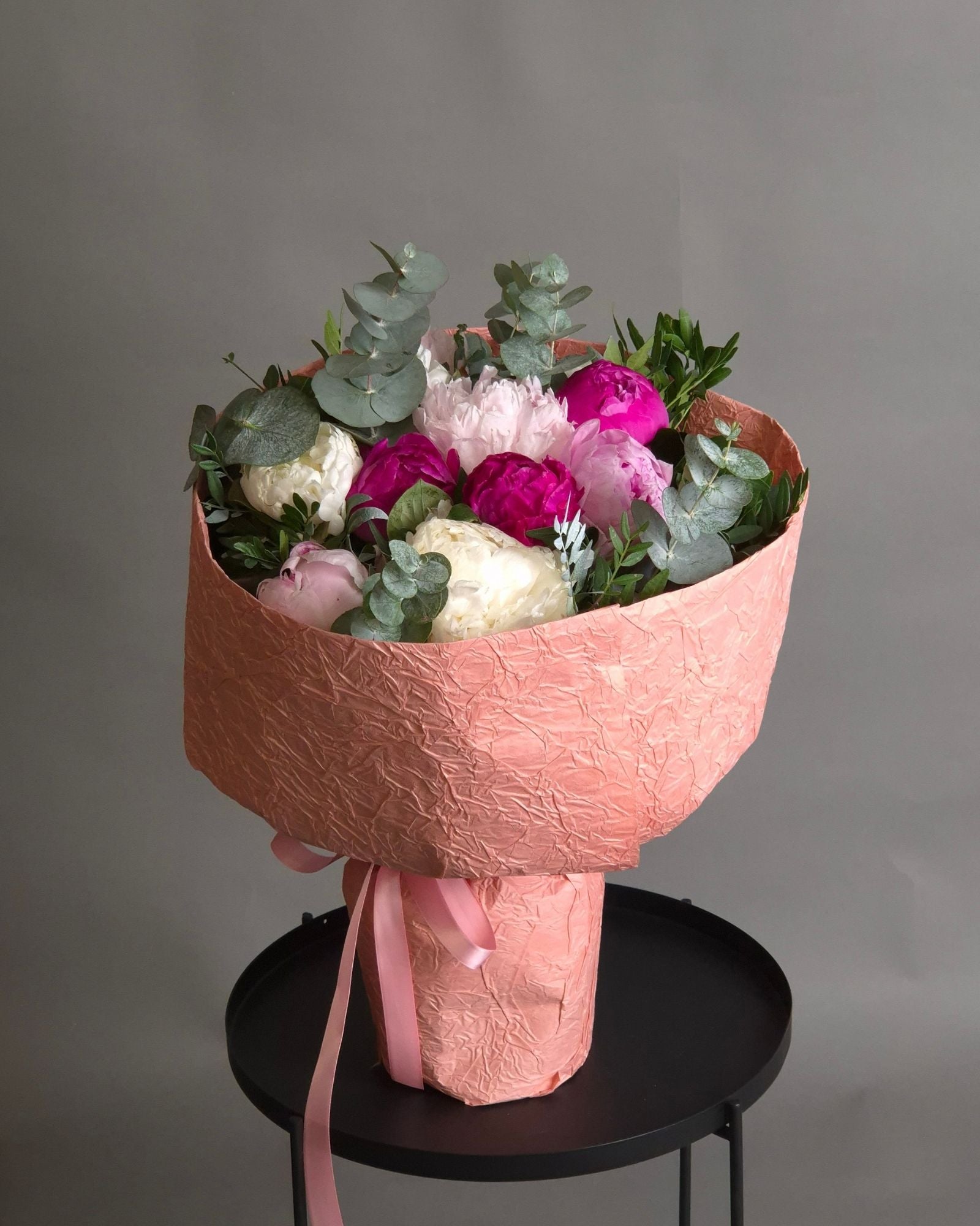 Buchet de Flori 11 Bujori Multicolori