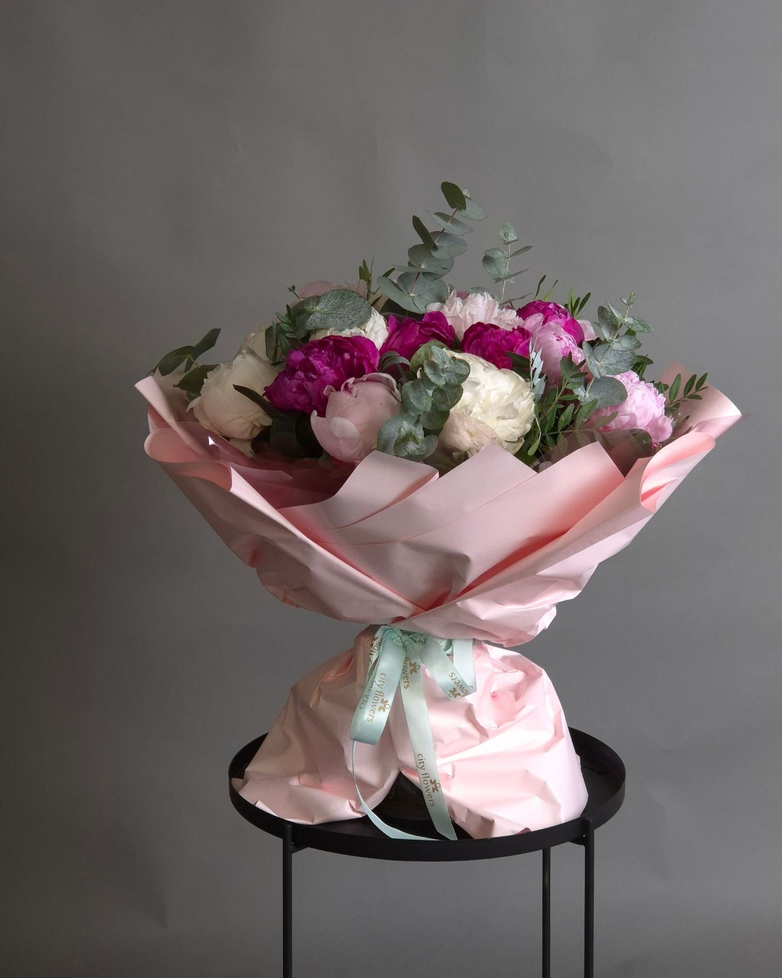 Buchet de Flori 19 Bujori Multicolori