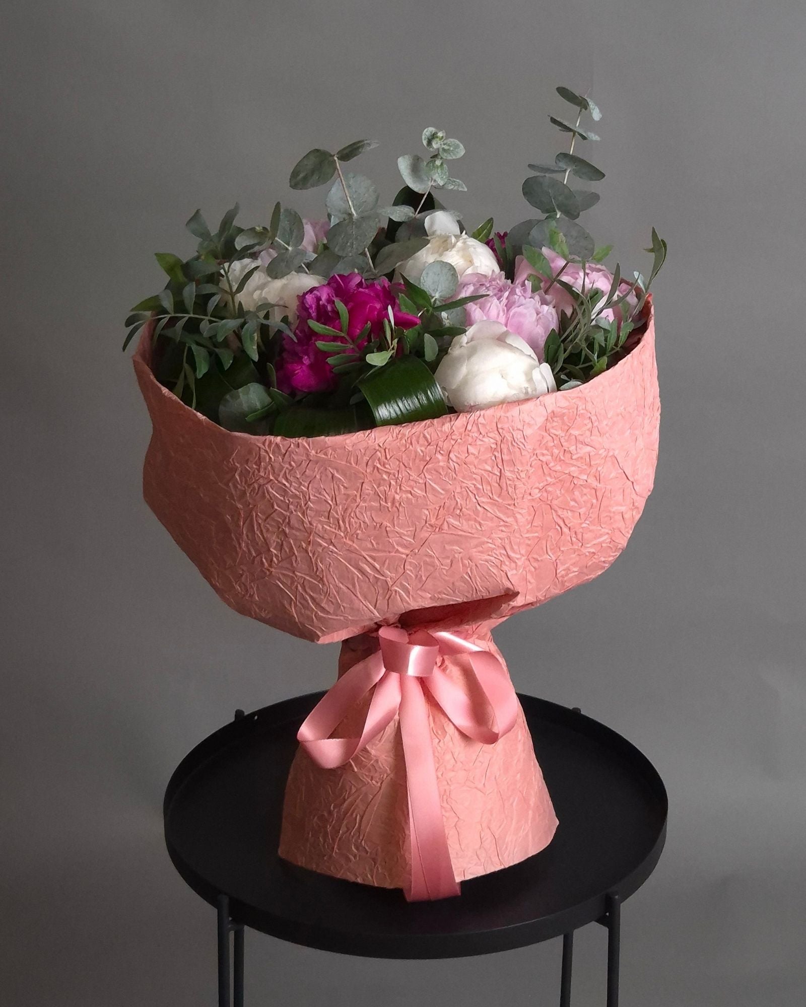 Buchet de Flori 9 Bujori Multicolori