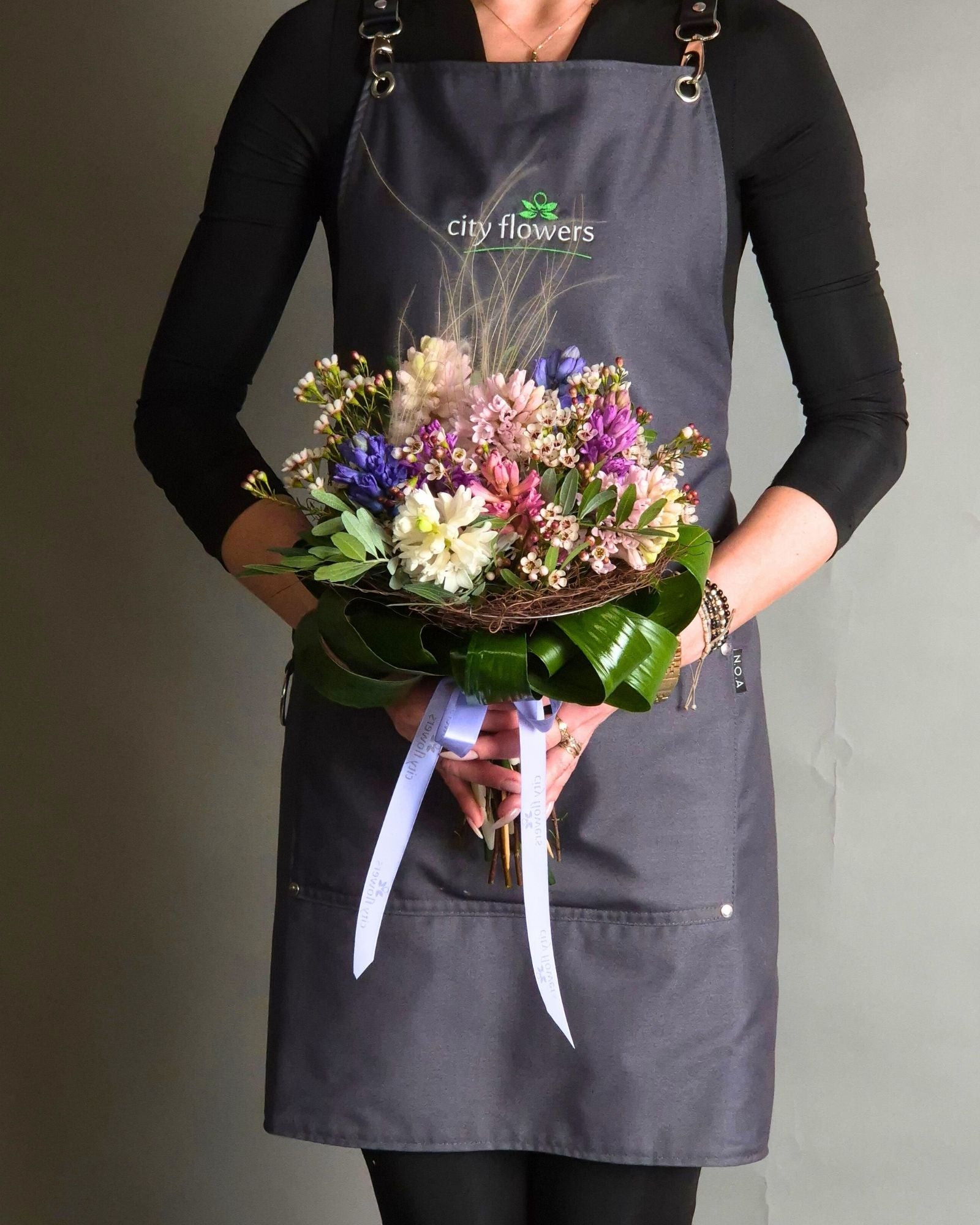 Buchet de Flori 9 Zambile Multicolore