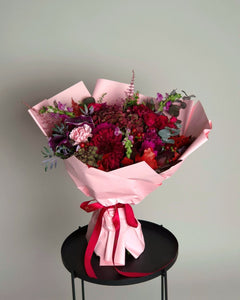 "Burgundy Chic" Flower Bouquet