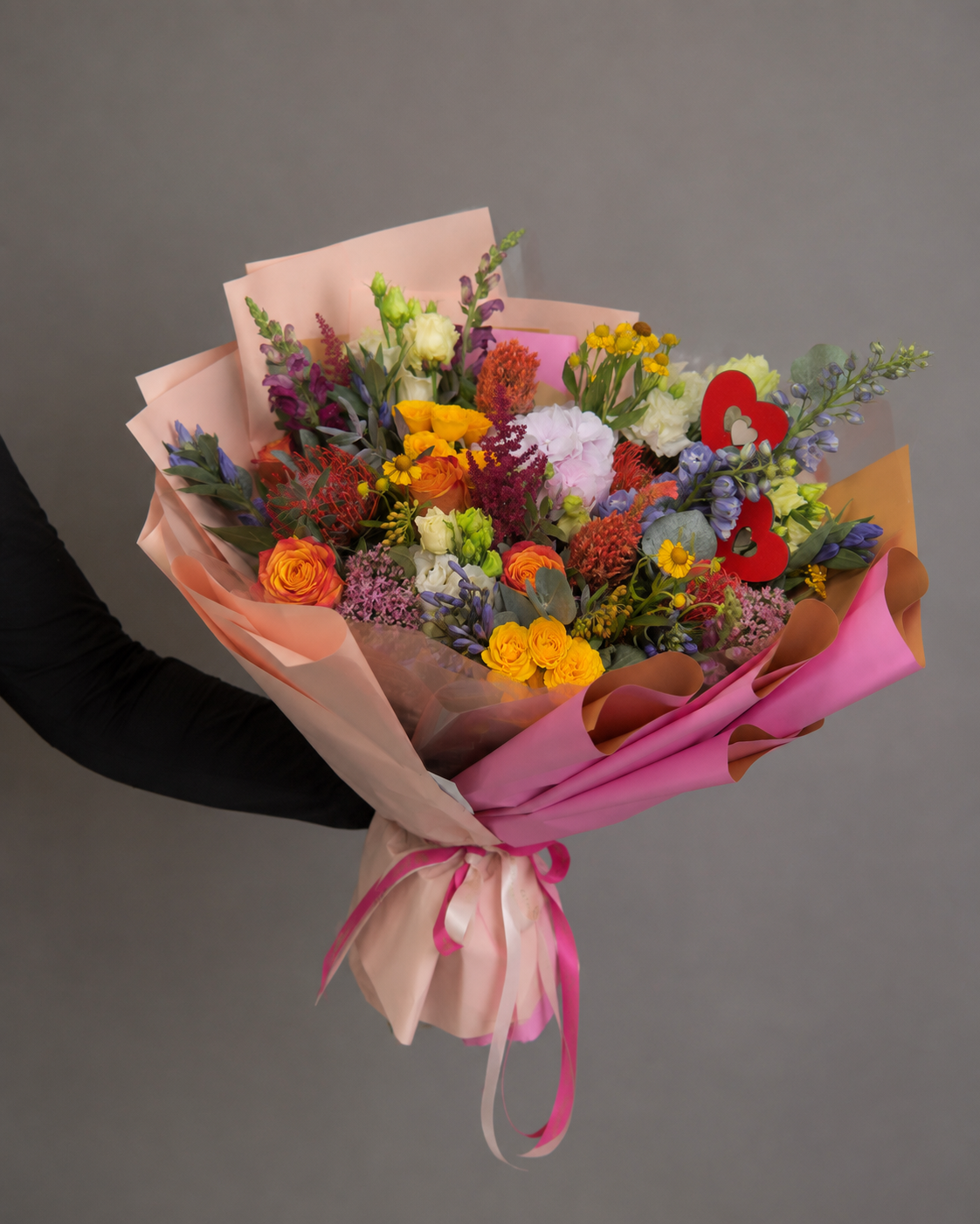 "Vibrant Joy" Flower Bouquet – Colorful Floral Mix