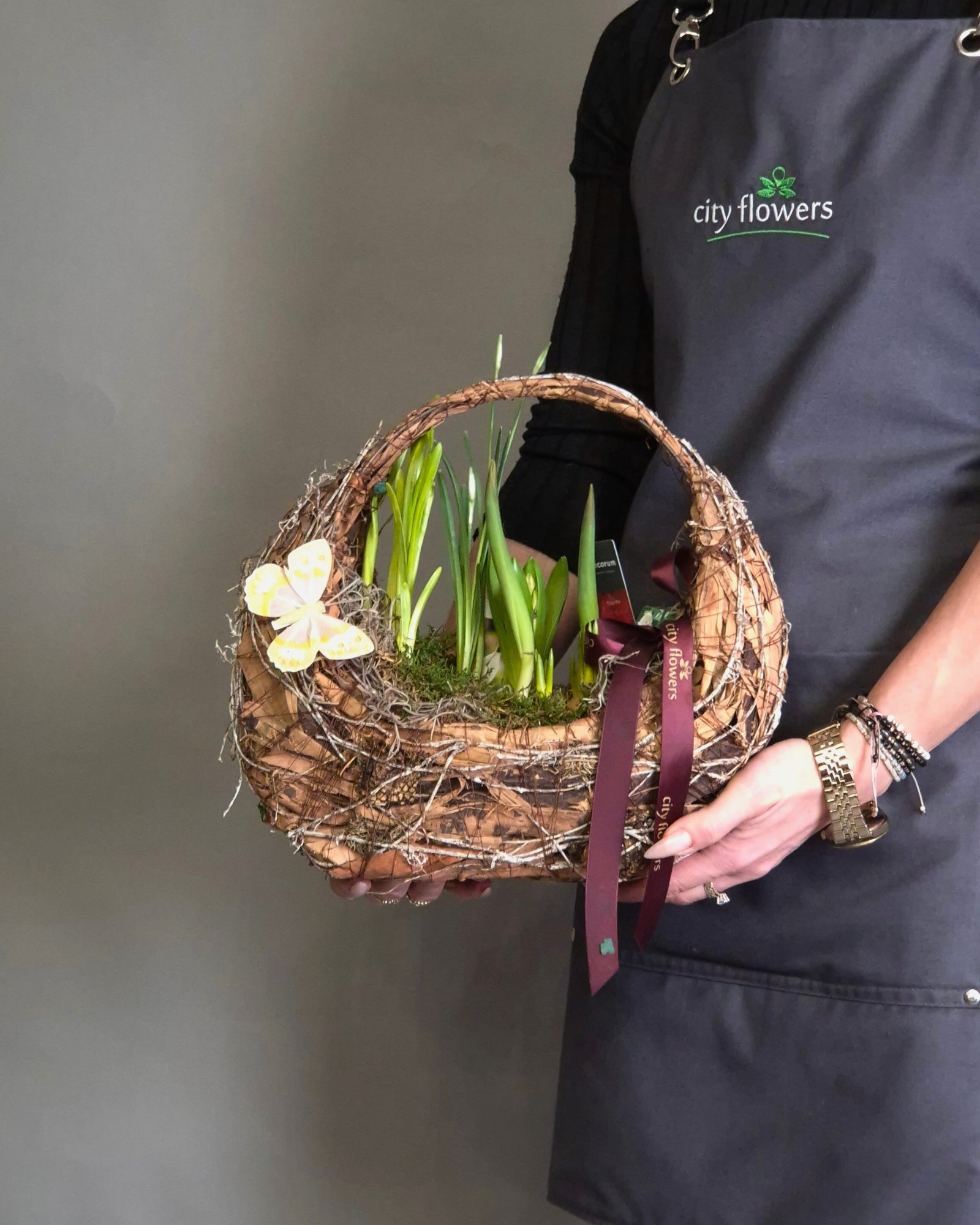 Cos "Spring Nature" – Mix de 5 Bulbi de Primavara