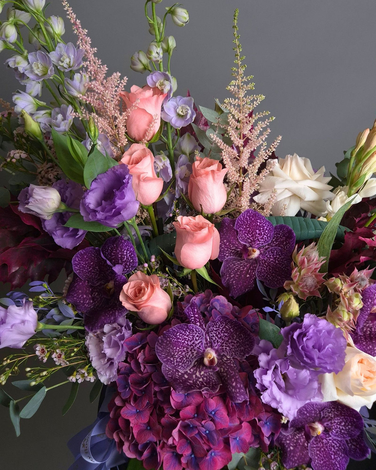 Cos cu Flori "Purple Elegance"