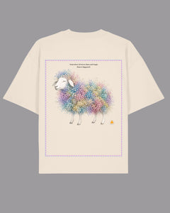 Tricou Oversize Ecouri Pastorale – Flower Chaos & Magic