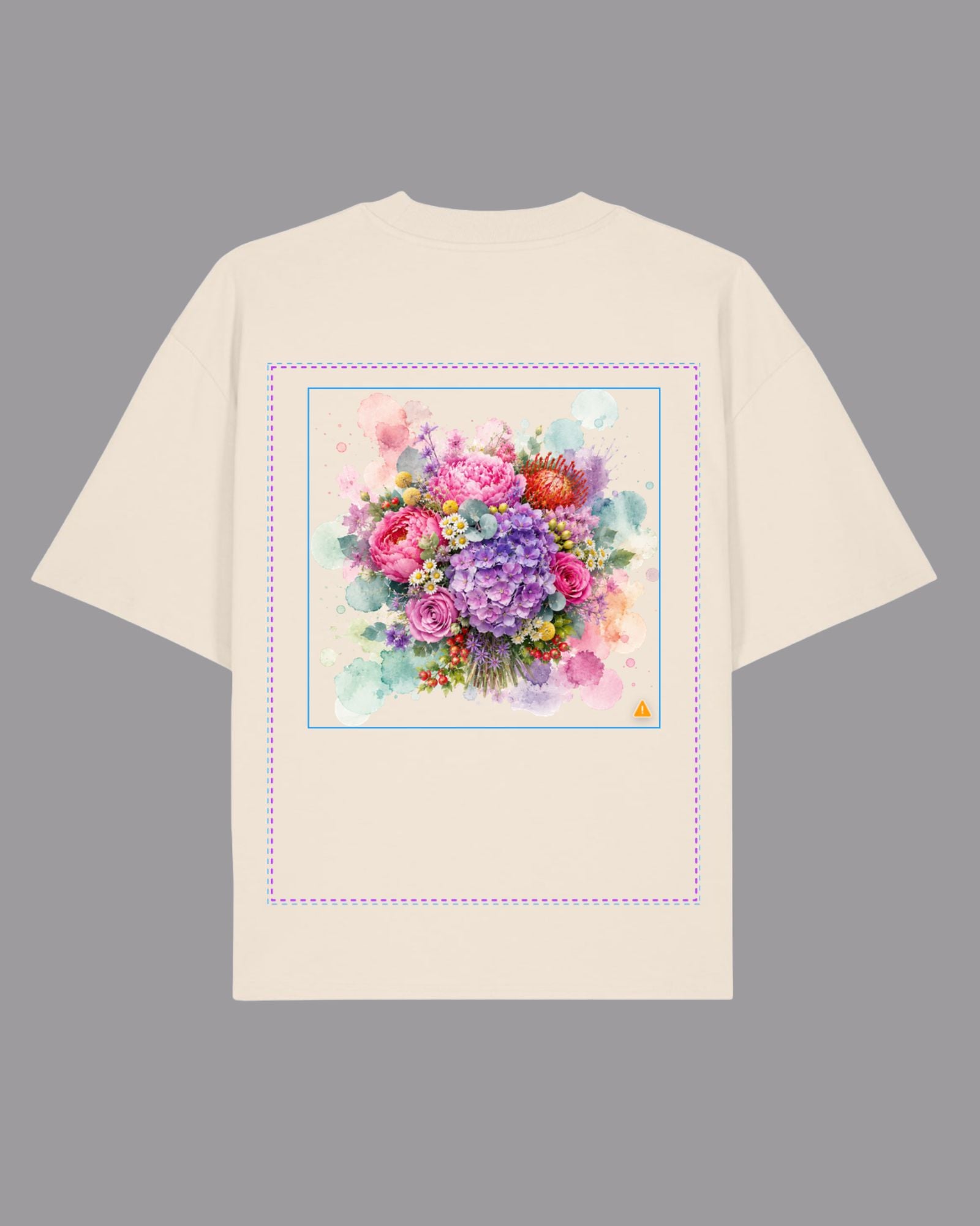 Tricou Oversize Flower Person – Colecția CityFlowers