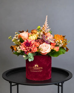 Aranjament Floral in Cutie "Toamna Vesela"