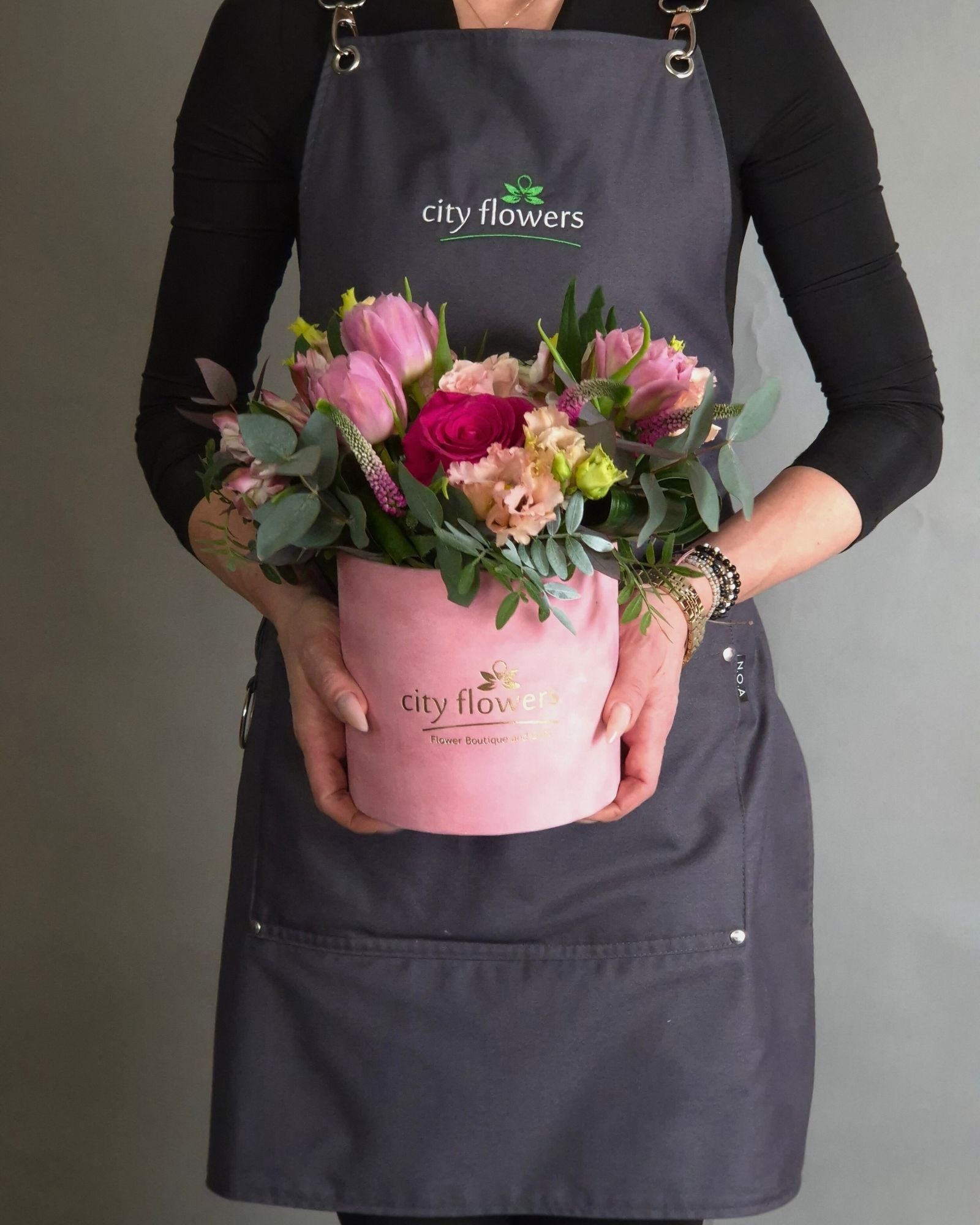 Aranjament Floral in Cutie "Pink Whisper"