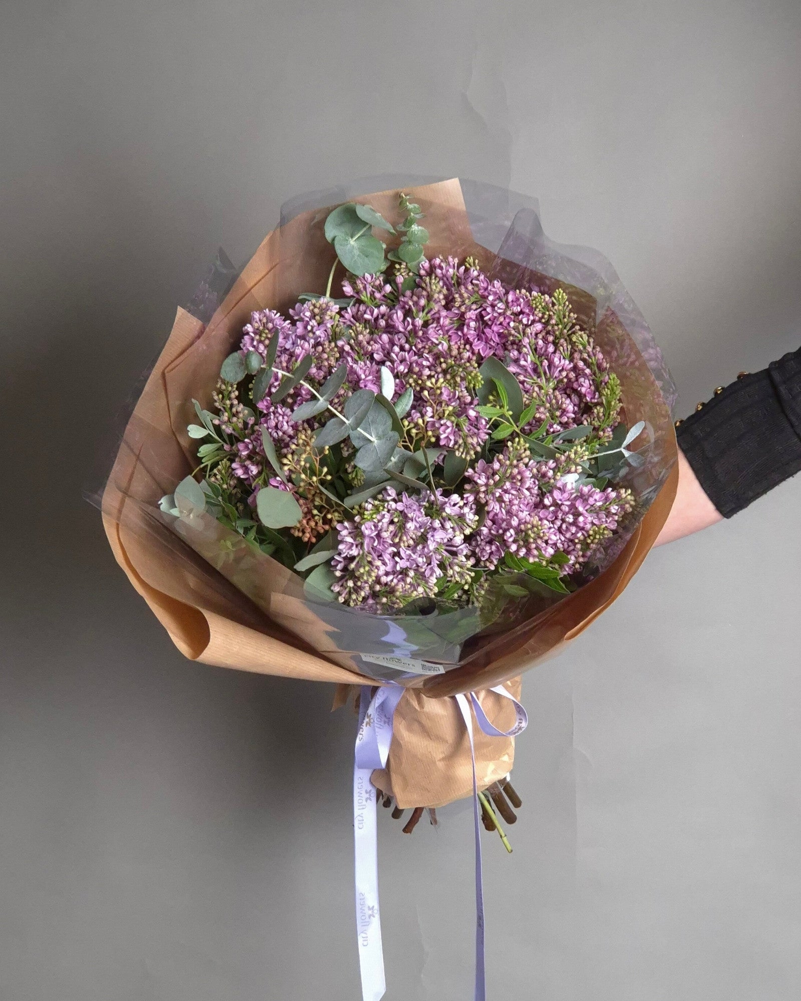 Buchet "Purple Spring" – 9 Fire Liliac Mov
