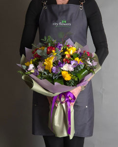 Buchet de Flori 39 Frezii Multicolore Parfumate