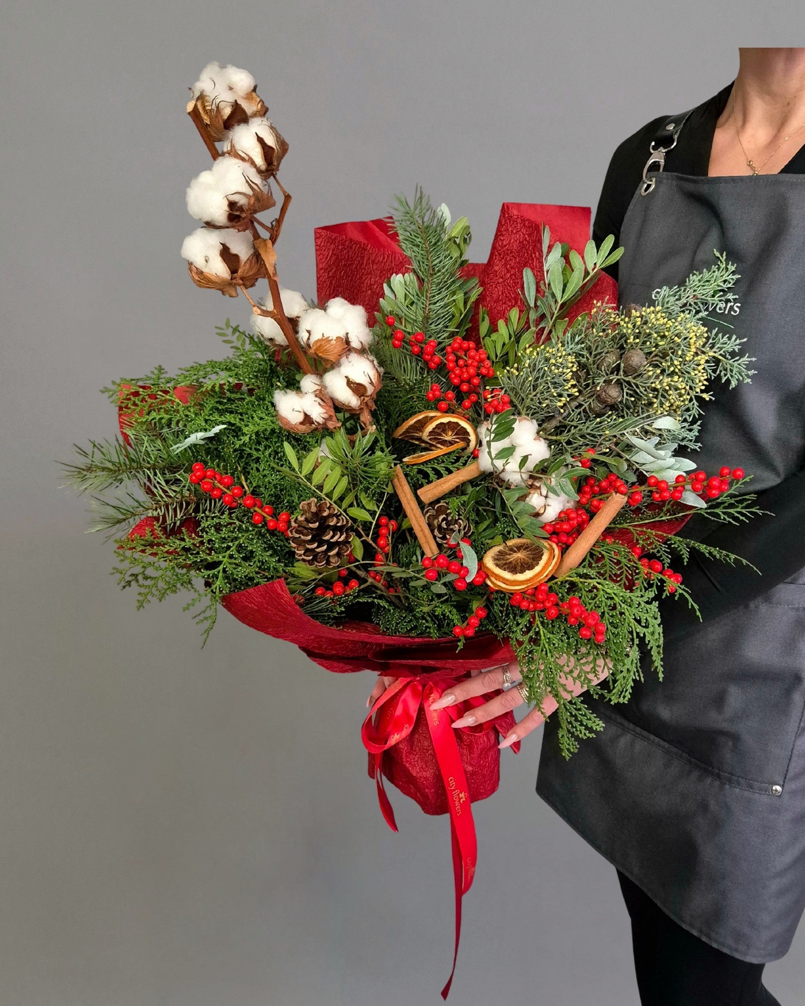 Buchet de Iarna "Rustic Warmth"