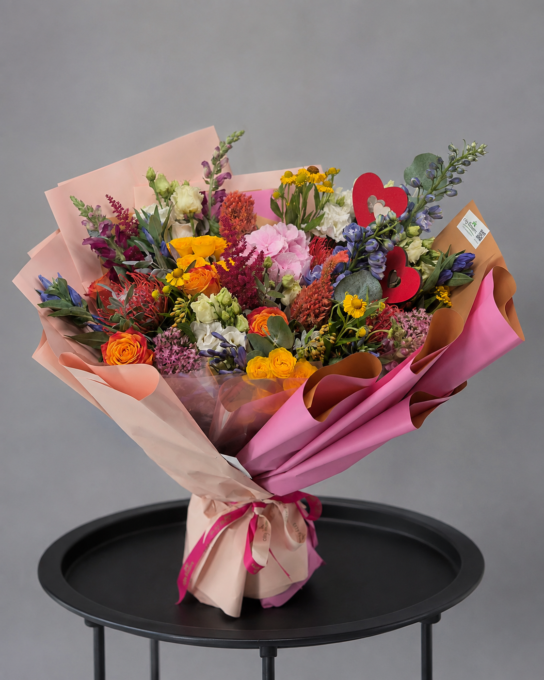 "Vibrant Joy" Flower Bouquet – Colorful Floral Mix