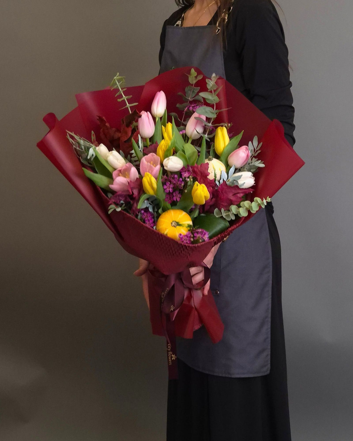 Buchet de Toamna "Autumn Charm" – Lalele si Tartacute