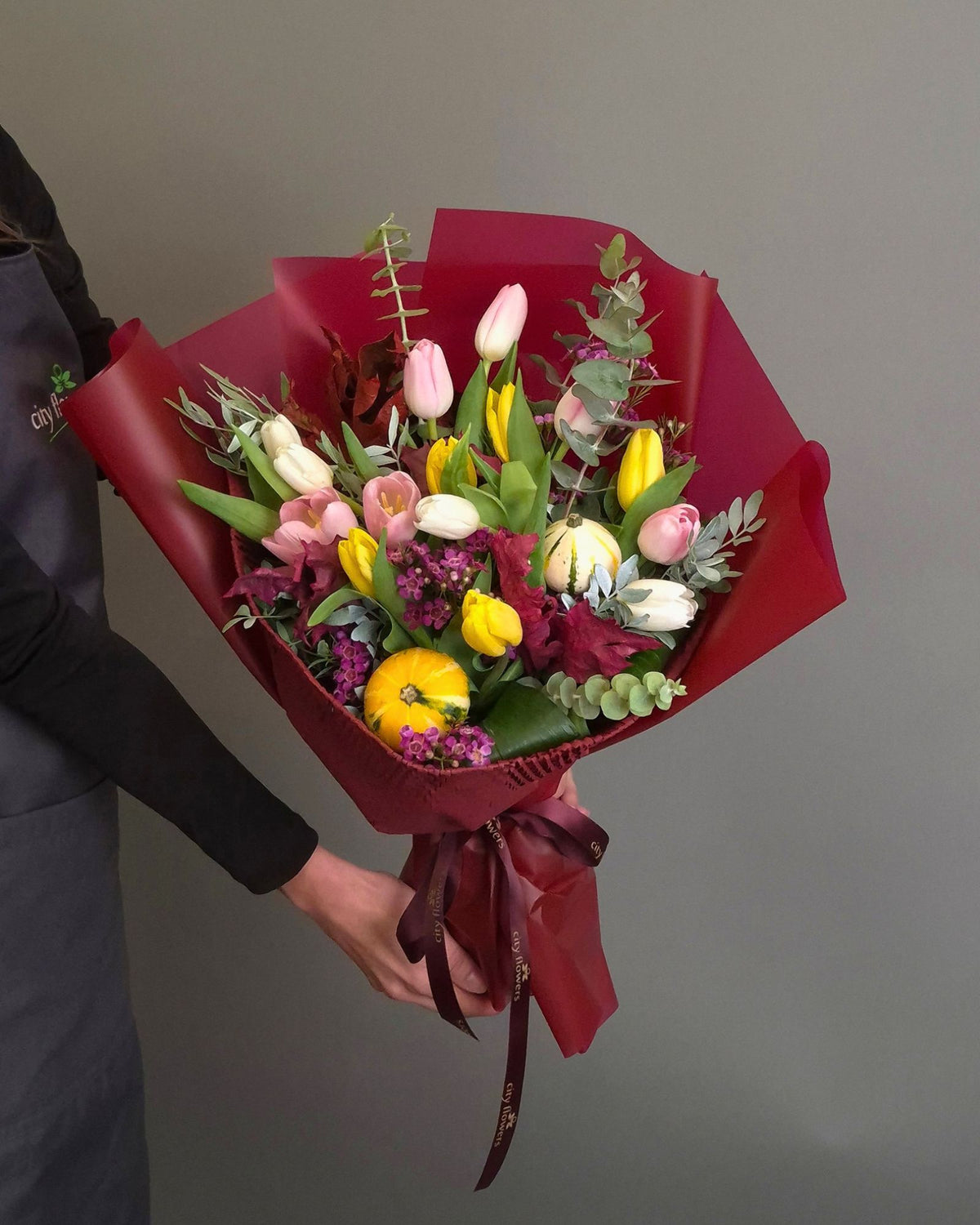 Buchet de Toamna "Autumn Charm" – Lalele si Tartacute