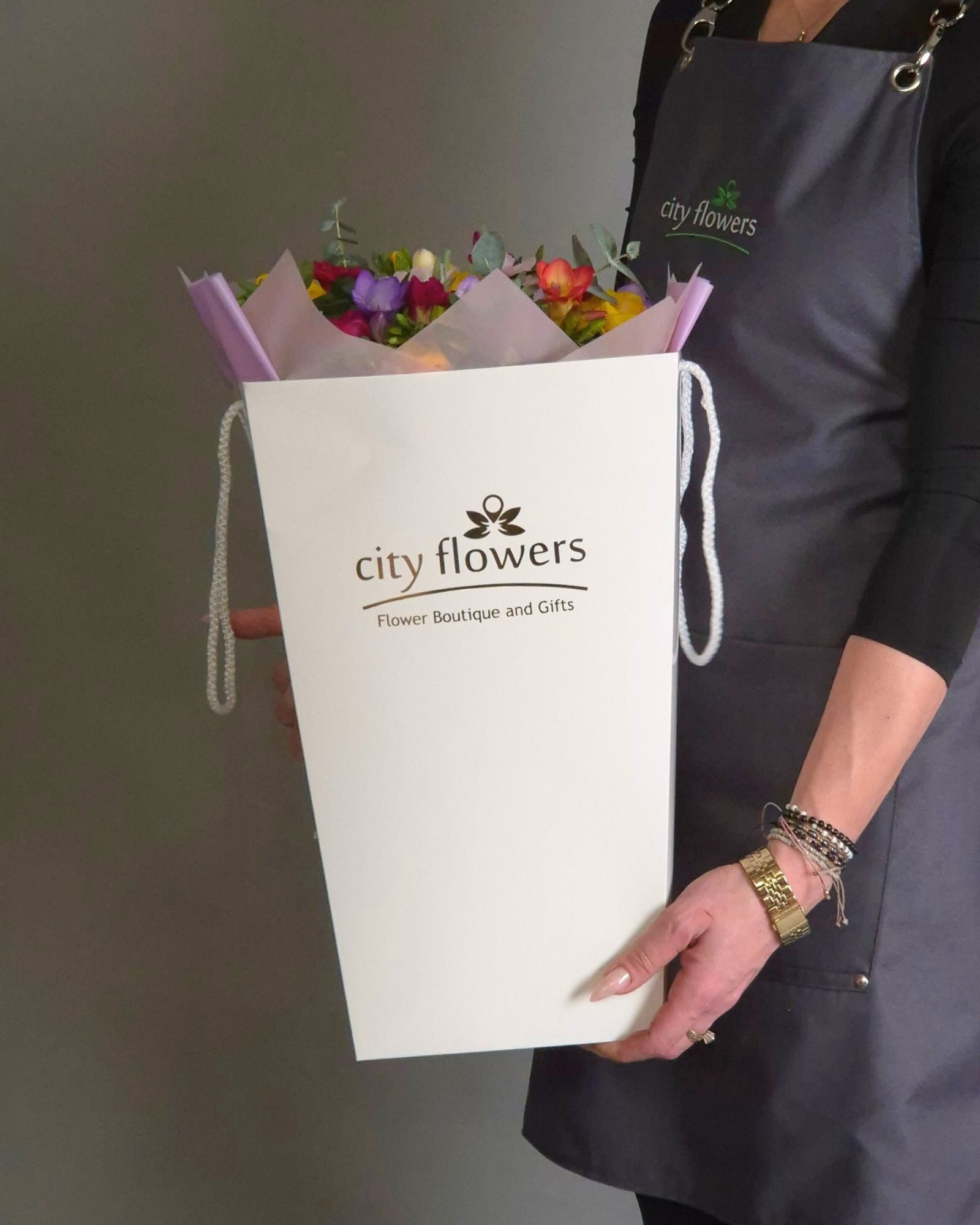 City Flowers Bag 25 frezii multicolore | City Flowers