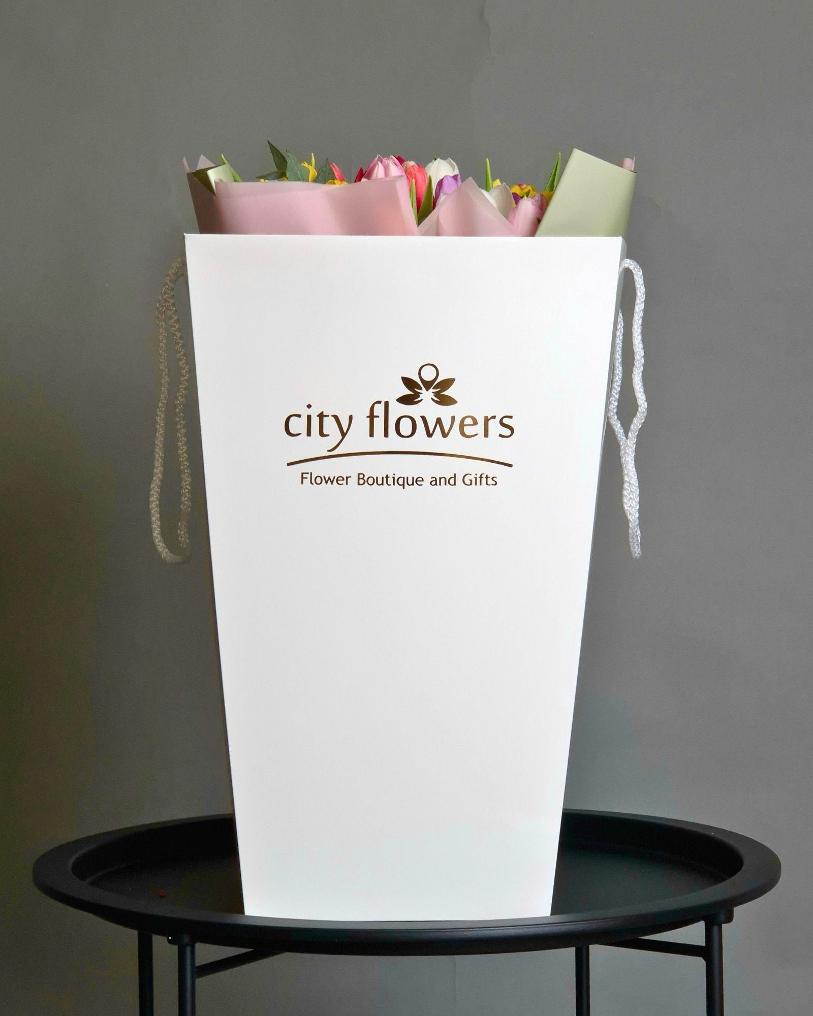 City Flowers Bag 49 lalele multicolore