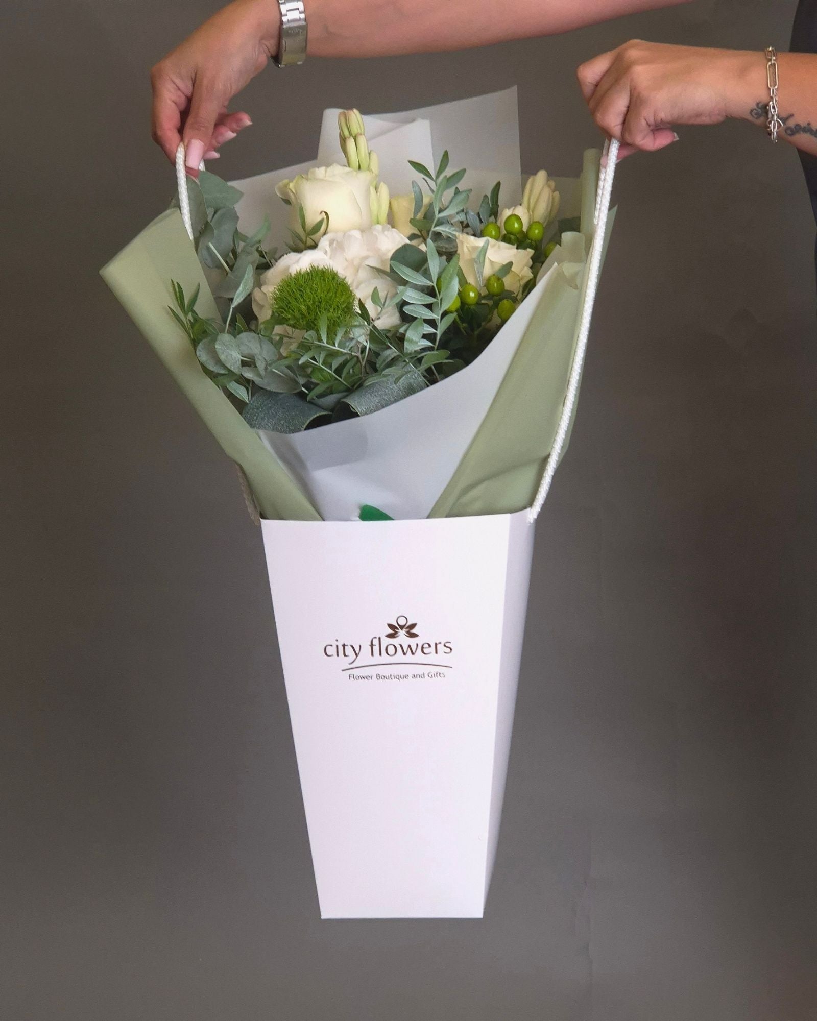 City Flowers Bag "Pure Respect" – Hortensie si Tuberoze