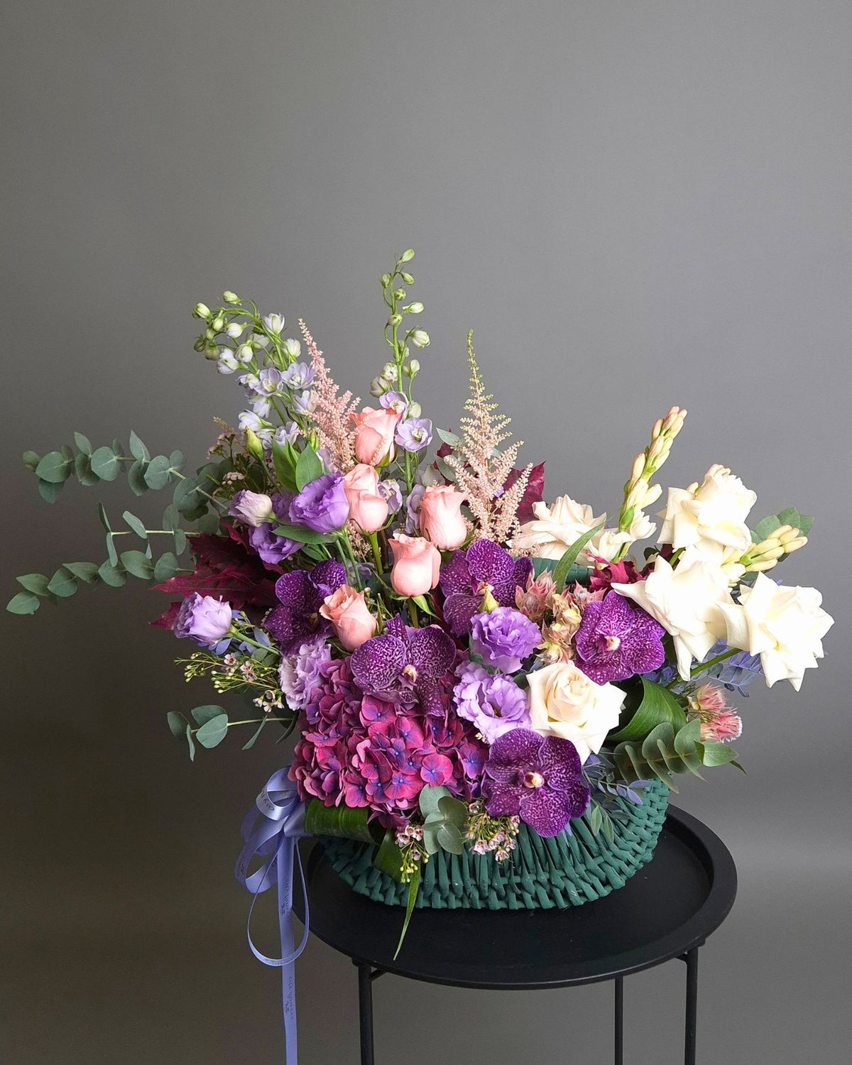 Cos cu Flori "Purple Elegance"