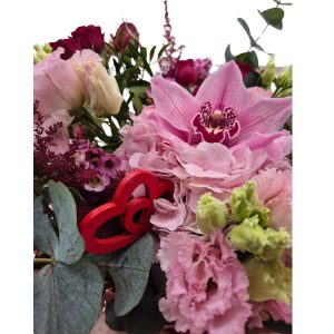 Buchet Romantic cu Flori Roz