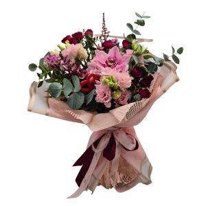 Buchet Romantic cu Flori Roz